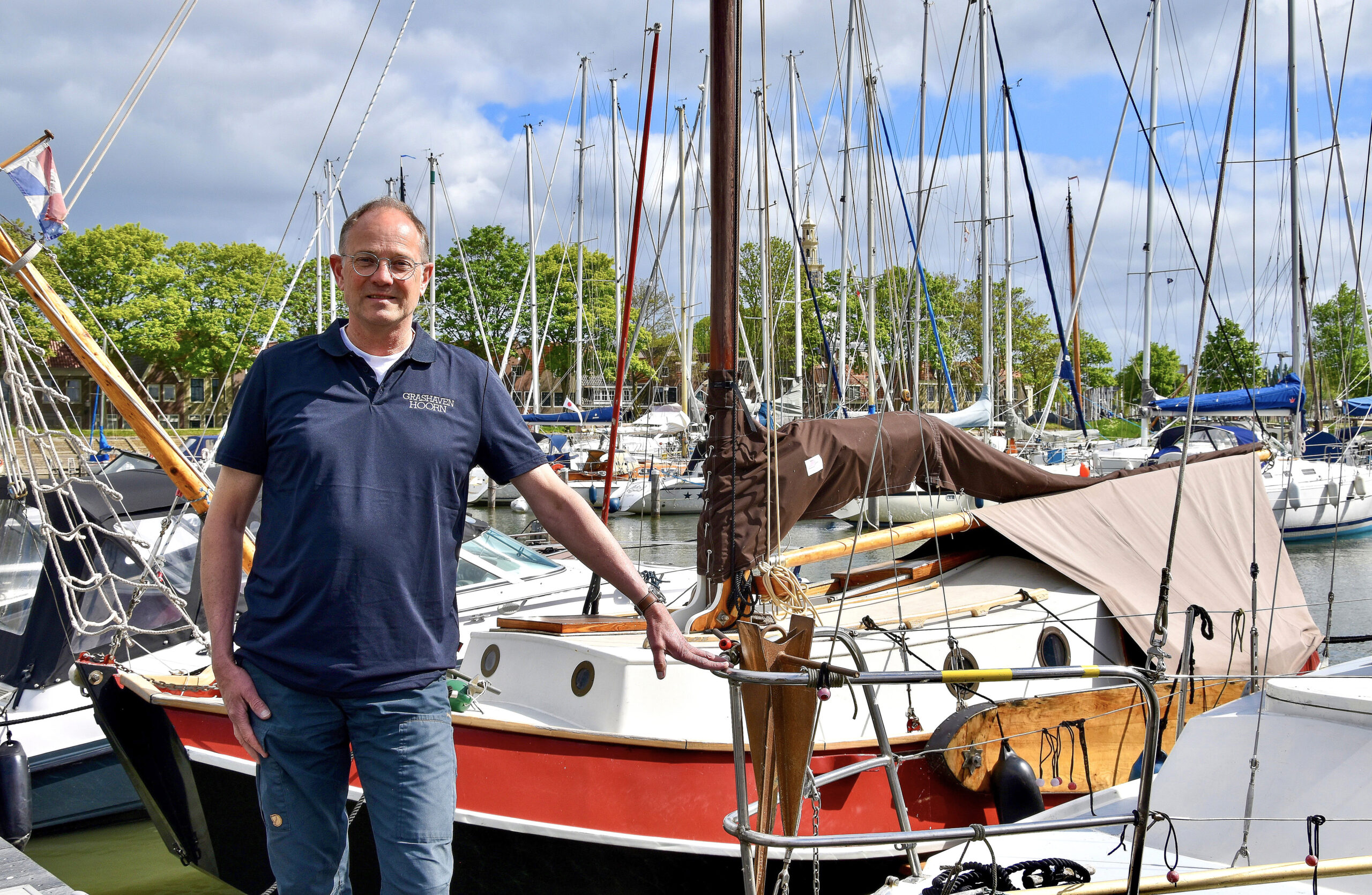 Jubileum voor havenmeester Jos: 40 jaar Grashaven