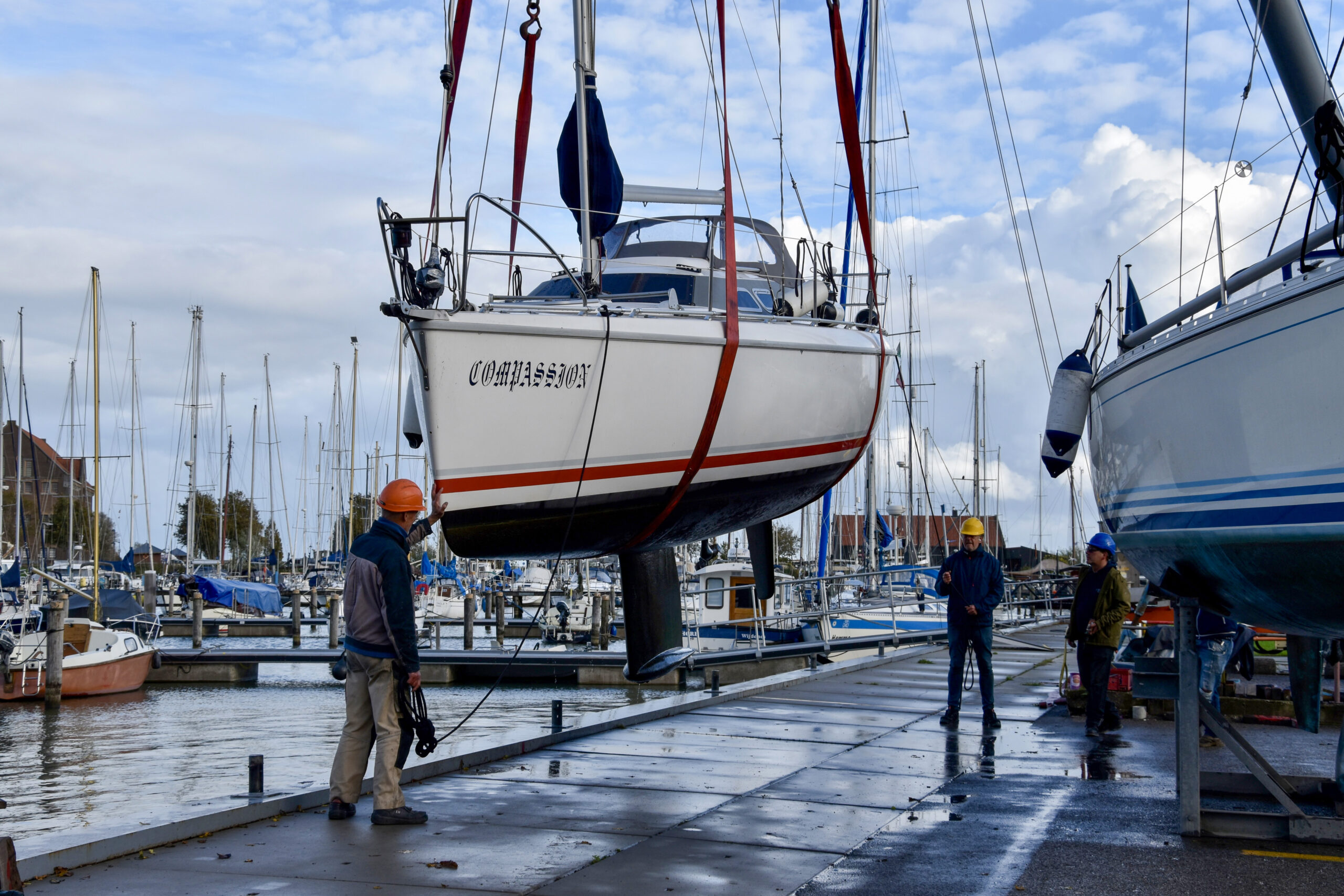 275 boten veilig op het droge