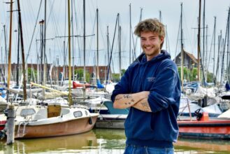 Merlijn heeft zijn koers gevonden in de Grashaven 