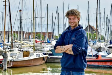 Merlijn heeft zijn koers gevonden in de Grashaven 